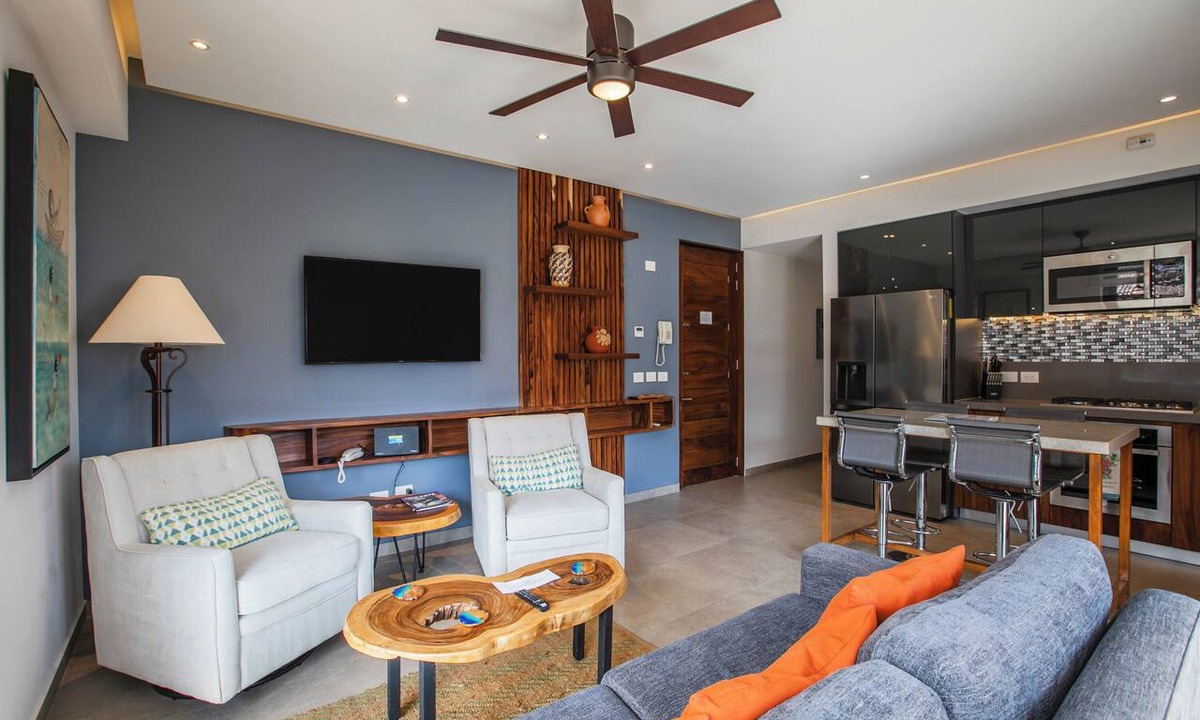 Emiliano Zapata Condo | 1BR/2BA Mountain-View Condo @ Oceana | Rooftop Pool, Gym | Romantic Zone