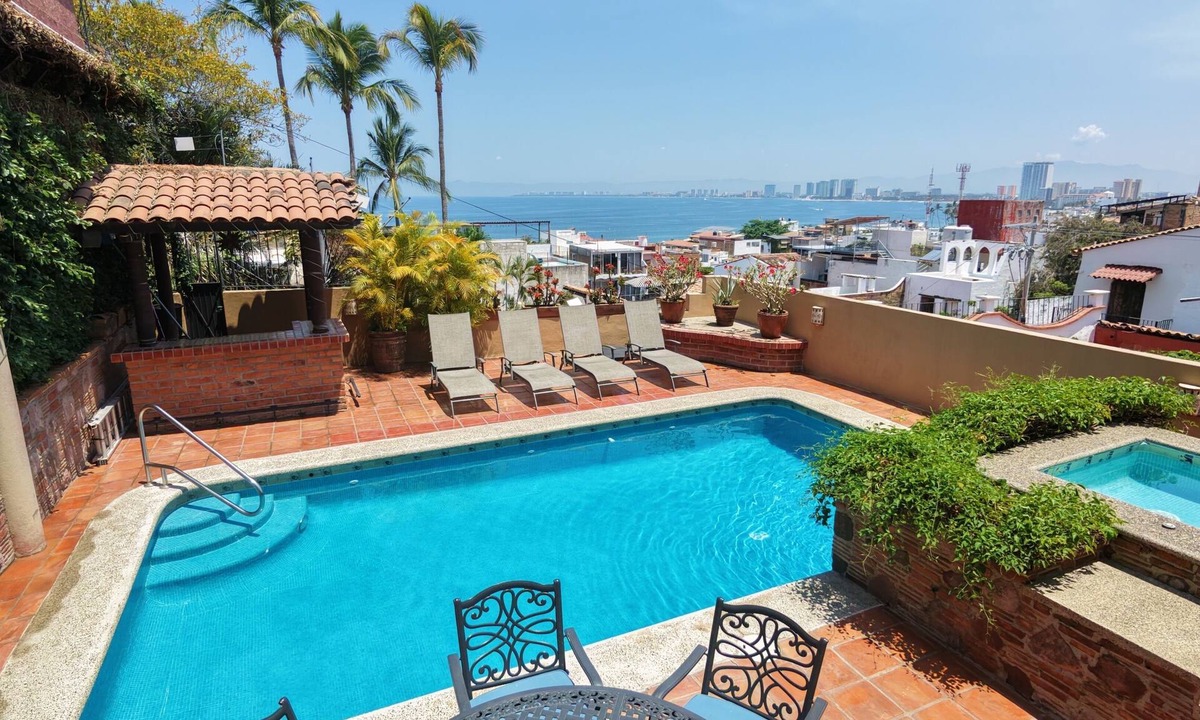 Downtown Puerto Vallarta Villa | 7BR Oceanview Retreat with Pools & Hot Tub in the Heart of PV's Historic Centro