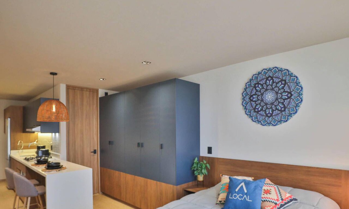 Historic Center Apartment | Habitación estándar con cocineta y balcón