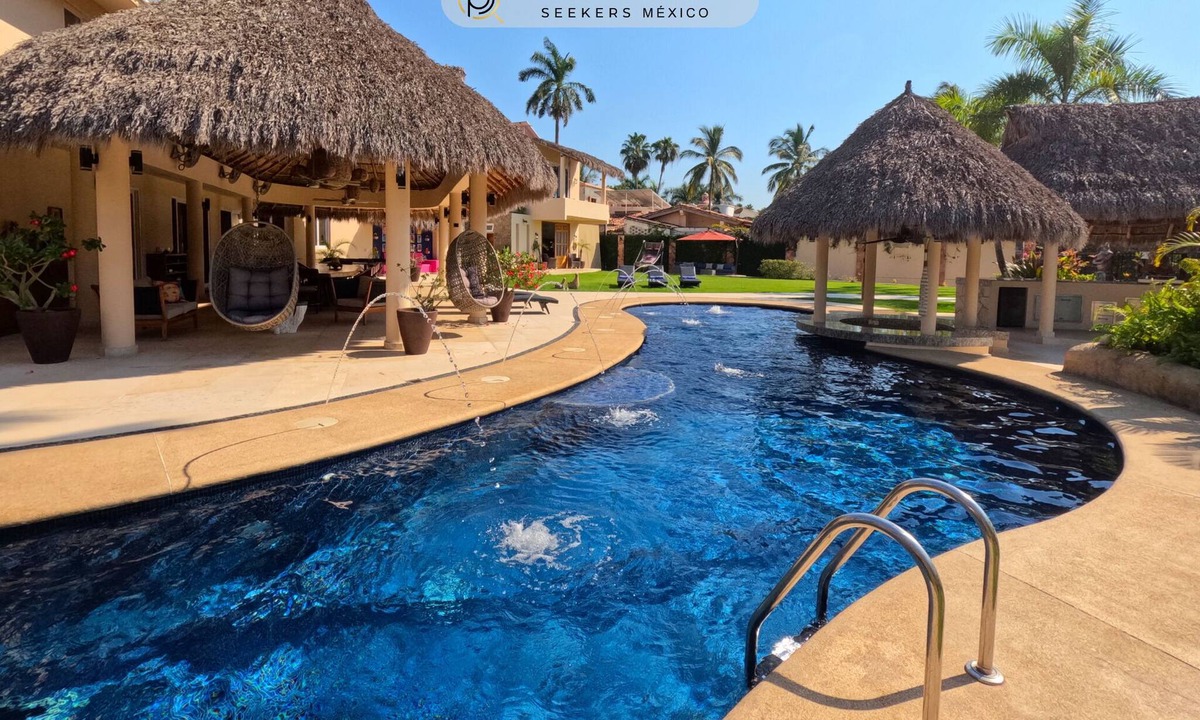 Nuevo Vallarta Villa | Hermosa Villa, Full staff, 7 hab, alberca y gym. Nuevo Vallarta