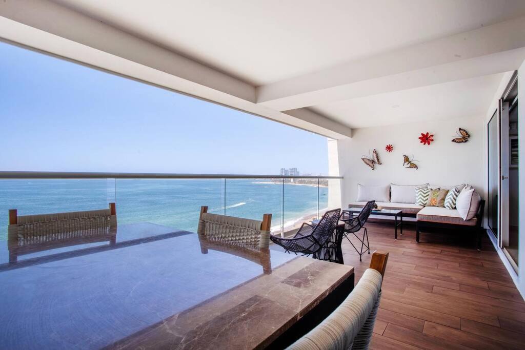 Las Glorias Apartment | Luxury 2BR Beachfront Escape Stunning Views from Private Balconies
