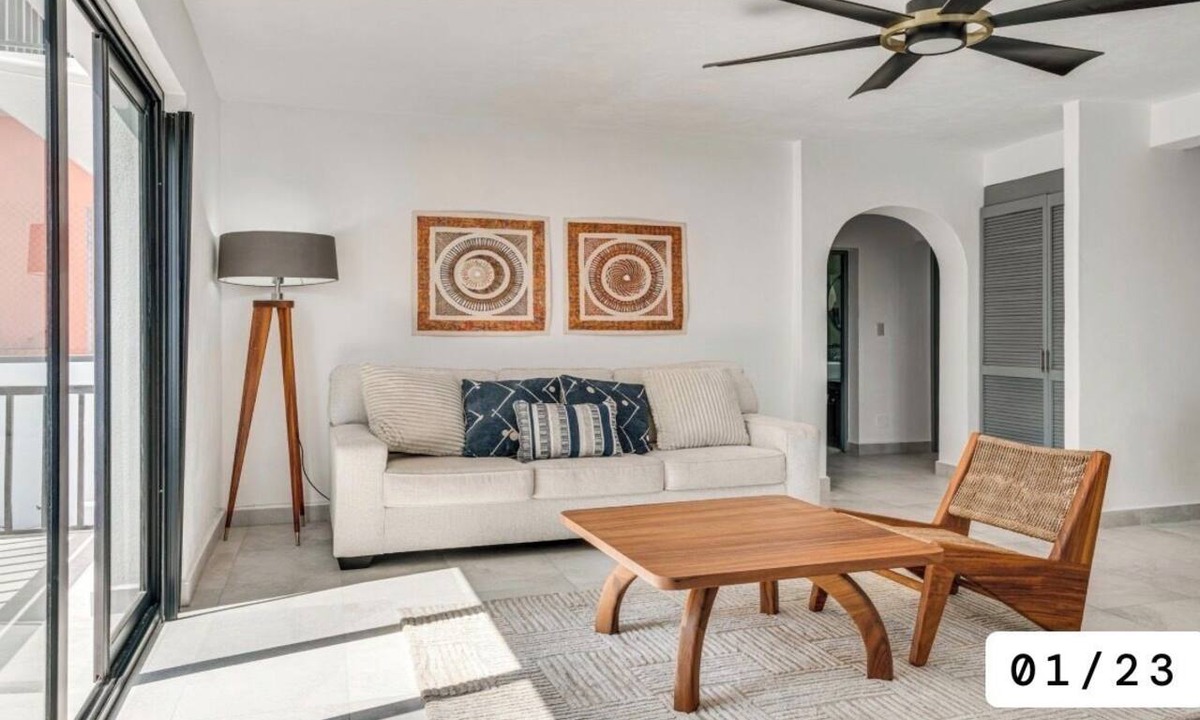 Lazaro Cardenas Apartment | Modern Oasis 2BR Condo/Walk to Camarones Beach & Malecón