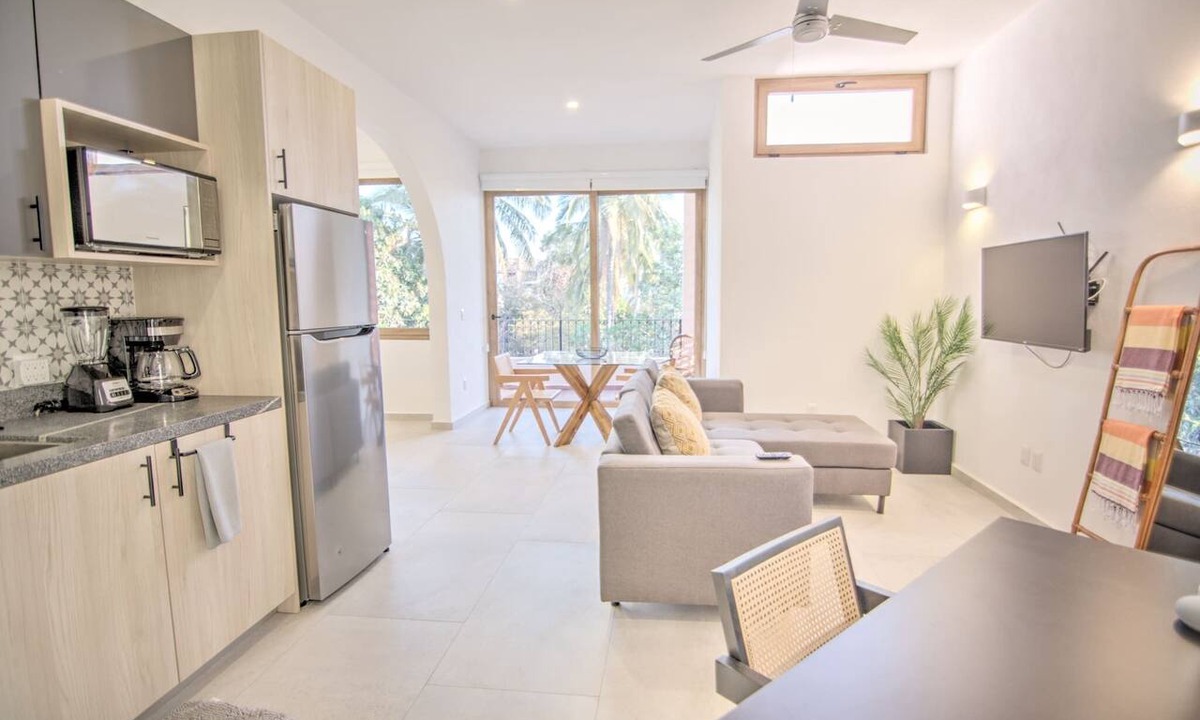 Bucerias Apartment | Oceanview Studio 3.5 Blocks to Beach