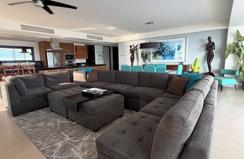 Isla Iguana Apartment | 4 BR Luxury oceanfront corner residence at Tres Mares in Marina Vallarta PV