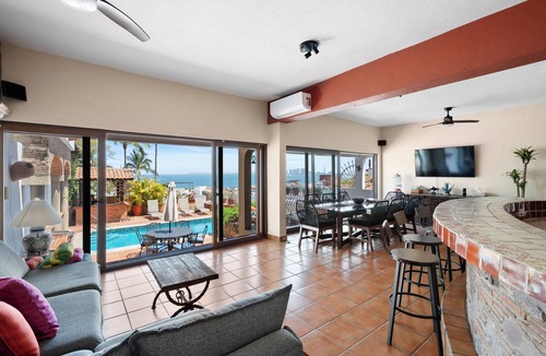 Downtown Puerto Vallarta Villa | 4BR Private Oceanview Retreat, Steps from Malecon & Zona Romantica