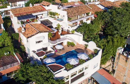 Downtown Puerto Vallarta House | beautiful villa hillside ,stunning views , private pool , staff service