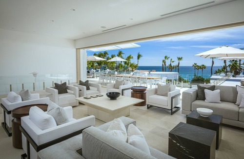 Rancho Cerro Colorado Villa | Casa Aqua Blanca: 7BR Ocean-View Villa, Punta Bella near Palmilla, Pool Slides