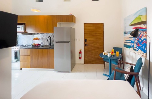 Colonia 5 de Diciembre Apartment | Casa Loro Azul PV Unit 6 NEW with Rooftop pool 1BD Studio for rent in 5 de Dicie