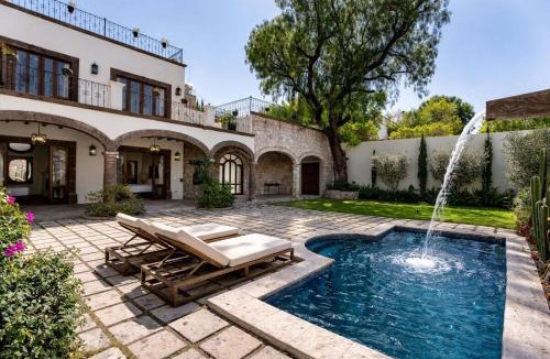 San Miguel de Allende Villa | Casa Rose, 6BR Estate with Private Pool & Rooftop
