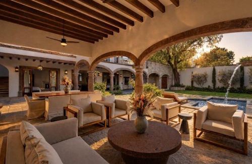 San Miguel de Allende Villa | Casa Rose, 6BR Estate with Private Pool & Rooftop