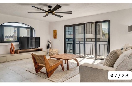 Lazaro Cardenas Apartment | Modern Oasis 2BR Condo/Walk to Camarones Beach & Malecón