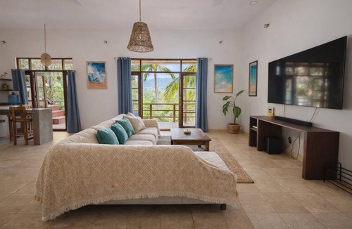 Sayulita Condo | New listing, Open air apartment, pool, balcony & jungle view. 5 mins to beach