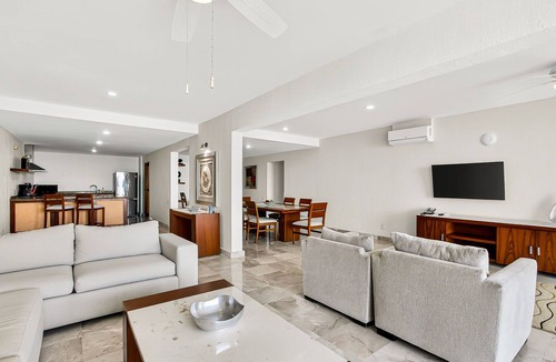 Conchas Chinas Apartment | Spacious oceanview suite with heated pool, hot tub & terraces for lounging
