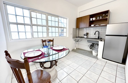 Colonia 5 de Diciembre Apartment | Studio with Balcony + Rooftop Walk to Beach