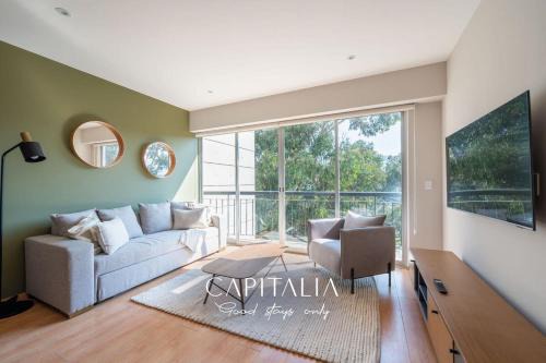 Capitalia Elegant Sant Fe Getaway with Gym