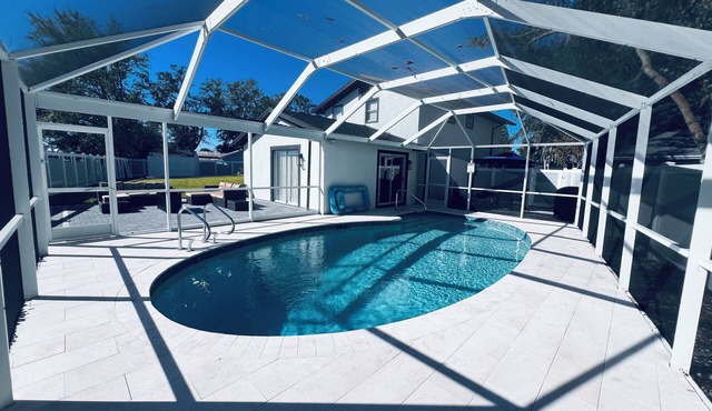 Charming fully renovated 4-bedroom spacious house with pool in Tampa/Lutz area! in Lutz