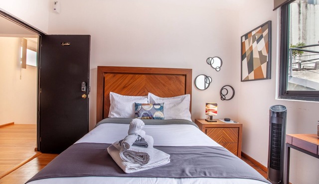 Deluxe Room in Condesa + Rooftop & Coworking - Epsilon by Nomadier in Ciudad de México