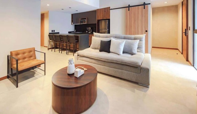 Elegante Depa 2 BR A/C, Chapu, Gym, Cas y Expo
