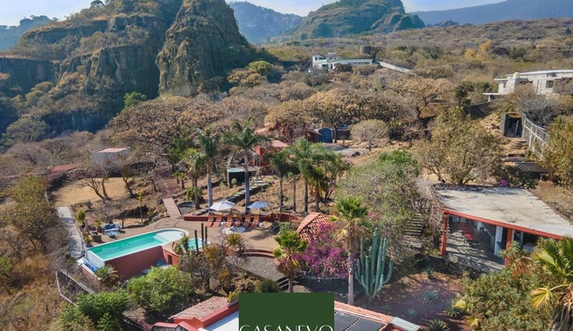 Exclusive 5-Bedroom Retreat in Tepoztlán with Infinity Pool
