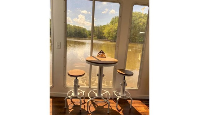 Floating stationary river boat! Custom design! in East Dubuque