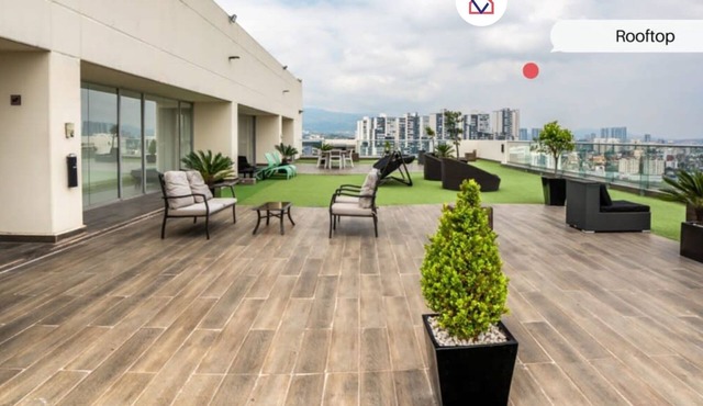 Modern Loft | Gym + Rooftop l Interlomas