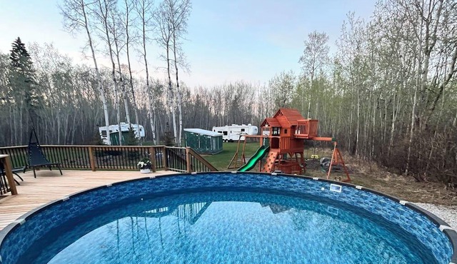 Private Acreage & private pool near AB Beach! Above and beyond exceptional! in Alberta Beach