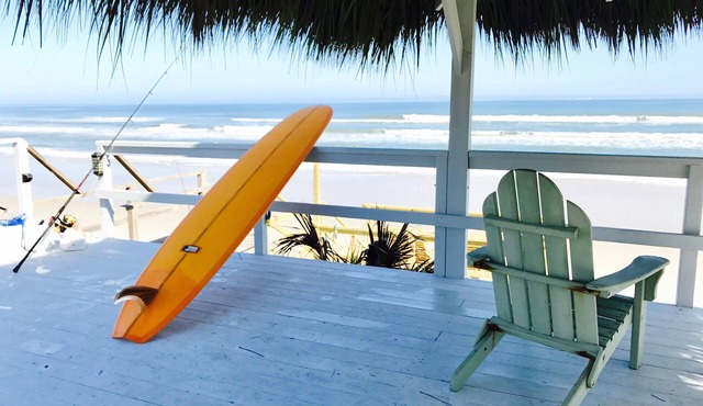 Secluded Tiki Beach House - Beach fun, surf, meditate, fish, play or just relax in New Smyrna Beach