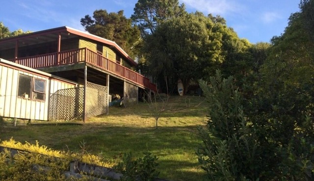 The Log cabin resort in Hatfields Beach
