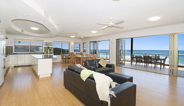 This luxury, beachfront apartment is a magnificent example of beachside living. in Lennox Head