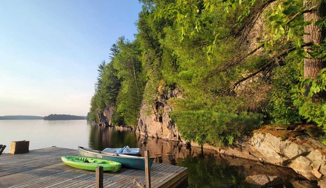 Waterfront New and Modern 3 bedroom cottage with WiFi and AC in Algonquin Highlands