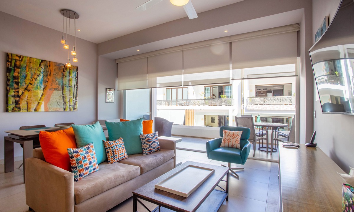 Emiliano Zapata Condo | Romantic Zone 1BR | Walk to Beach + Balcony Views