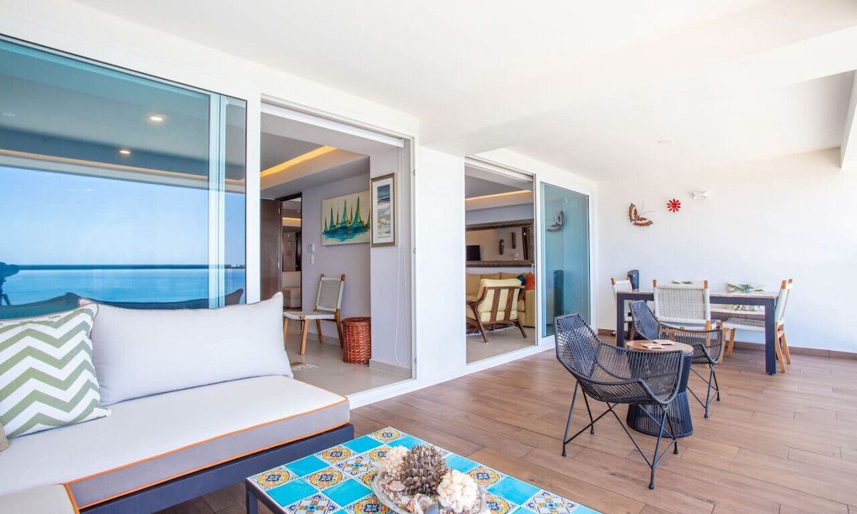 Las Glorias Apartment | Luxury 2BR Beachfront Escape | Stunning Views from Private Balconies