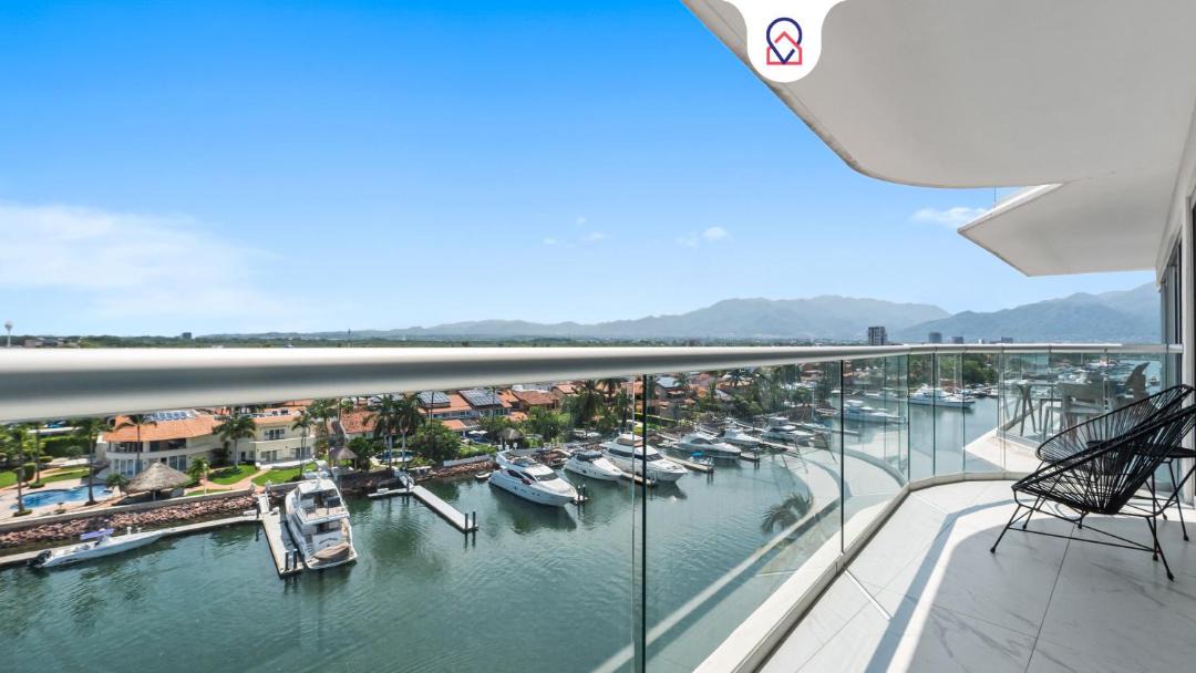Isla Iguana Apartment | Luxury in Marina Vallarta Gym Roof Pool & View