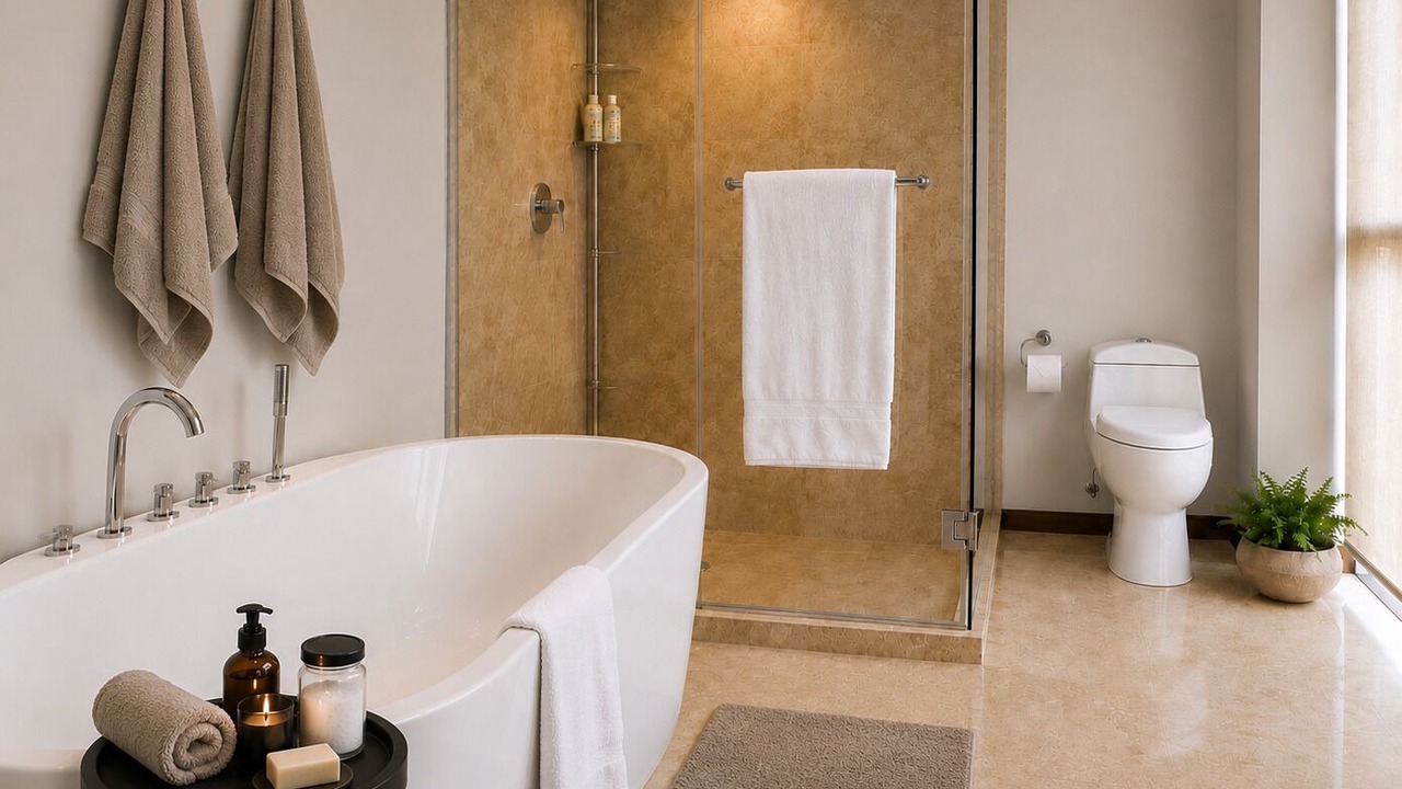 Photo of Bathroom in Flamingos