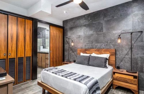 Romantic Zone Apartment | Modern Loft Style 1 Bed with Private Pool