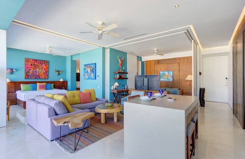 Romantic Zone Condo | Best Rooftop Romantic Zone 1 Bed 2 bath Ocean View