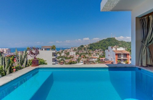 Romantic Zone Condo | Casa Celeste - Hilltop Penthouse! Private Pool!