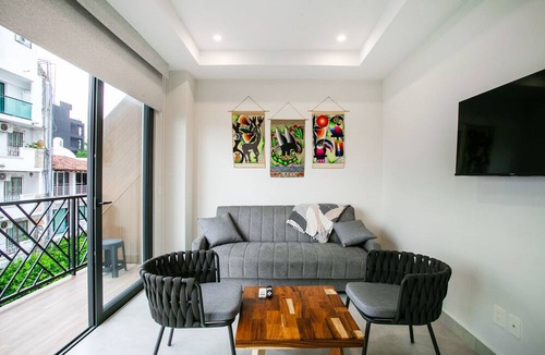 Colonia 5 de Diciembre Condo | Modern 1BR | Walk to Beach & Boardwalk