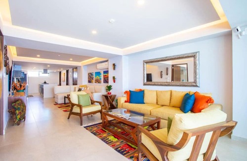 Las Glorias Apartment | Luxury 2BR Beachfront Escape | Stunning Views from Private Balconies