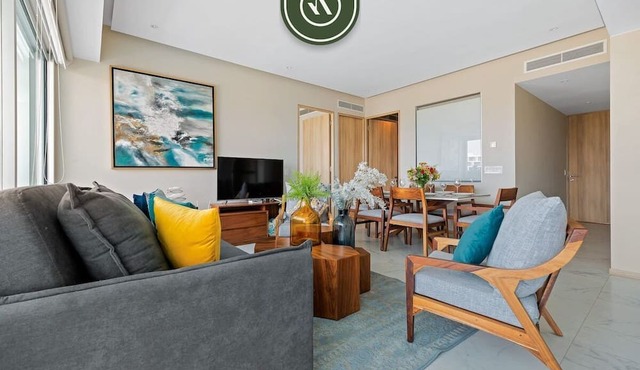 New 2BR APT - Beach Access - Pool - GYM - Jacuzzi